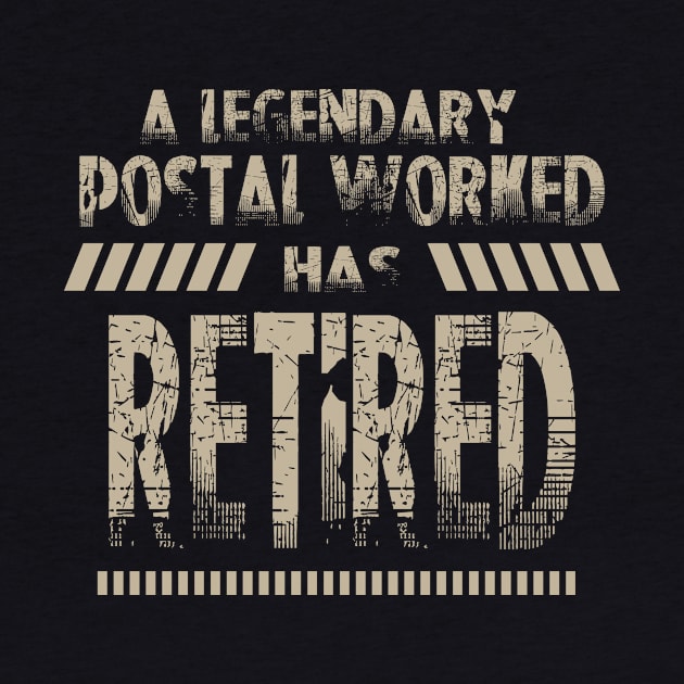 Retired Postal Worker  Legendary Postal Worker by SkivingtonAllanss